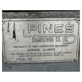 Pines Engineering tube fabricating machine s/n 12210-65912