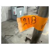 Teledyne Pines vertical hydraulic tube bender s/n 44366-77081