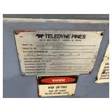 Teledyne Pines vertical hydraulic tube bender s/n 44366-77081