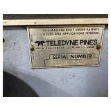 Teledyne Pines vertical hydraulic tube bender s/n 44366-77081