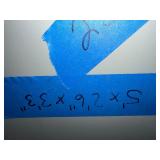 2 task tables laminated tops and black metal frames. Measurements 60" x 30" x 34" and 60" x 30" x 39"