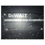 (3) work benches, metal w/wood top, all-wood table, black metal cart on casters. (1)stool w/metal frame