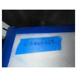 (2) workspace on carts with locking casters; (2) workspace tables with metal legs