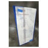 (2) workspace on carts with locking casters; (2) workspace tables with metal legs