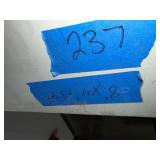 Workbench with laminated top - on castors