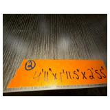 Conference table w/inset technical port; Workspace table with modesty panel & cable grommets