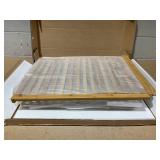 Costway Large Tilt-out Laundry Hamper Bamboo Laundry Cabinet Organizer