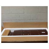 Giantex Slim Bathroom Storage Cabinet - 71" Tall Narrow Floor Cabinet Cupboard with 2 Doors, 5 Adjustable Shelves, 1 Drawer (Transit Damage (One Piece Is Cracked)