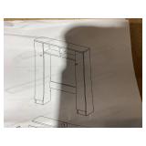 Costway Over The Toilet Storage Cabinet with 2 Open Compartments and 4 Adjustable Shelves Overall Dimension: 34.5" x 7" x 38.5" Hollow Size: 22.5" x 7" x 31.5"