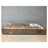 POWERSTONE Bathroom Storage Cabinet, Freestanding Floor Cabinet Organizer with Glass Doors & Adjustable Shelf, Wooden Kitchen Pantry Cupboard for Living Room, Bathroom, Office, Entryway White (?30.48 