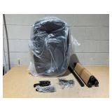 Sonart 15" 1500W Powered Speakers, 2-Way Full Range Portable PA Speaker System Combo Set With Stands/Illuminating Light/Microphone/EQ/USB/Bluetooth