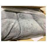 Giantex 14-Position Floor Sofa, Folding Gaming Sofa Chair, Comfy Cushions & Study Steel Frame, Angle Adjustable Sleeper Bed, Couch Recliner (Grey)