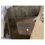 Costway - Fireplace TV Stand & 18" Electric Fireplace for For 65" Wall-Mounted TV - Brown (Slightly Used, Maybe Missing Hardware)