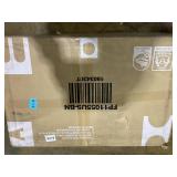 Costway - Fireplace TV Stand & 18" Electric Fireplace for For 65" Wall-Mounted TV - Brown (Slightly Used, Maybe Missing Hardware)