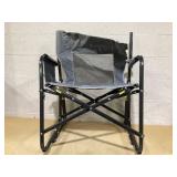 GCI Outdoor Freestyle Rocker Foldable Rocking Camp Chair, Heathered Pewter
