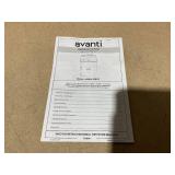 Avanti Ice Maker Mighty Ice Countertop Design Makes 26 Pounds of Bullet-Shaped Ice Cubes in 24 Hours, Digital Touch Controls and Self Cleaning Function, Includes Scoop, Black (Bucket Is Missing)