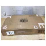 Costway Rubber Wood Dining Bench with Armrest Sherpa Upholstered Backrest and Soft-padded Seat-Natural (Maybe Missing Hardware)