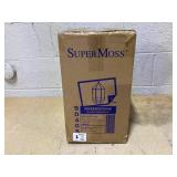 SuperMoss (90405) Glass Terrarium  Elegant Indoor Gardening Décor, Ideal Gifts for Plant Lovers, Modern Home & Office Decoration, 7.5 x 7.5 x 14, Greenhouse