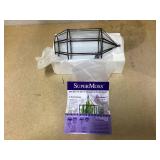 SuperMoss (90405) Glass Terrarium  Elegant Indoor Gardening Décor, Ideal Gifts for Plant Lovers, Modern Home & Office Decoration, 7.5 x 7.5 x 14, Greenhouse