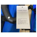 MyDepot Folding Wagon Four Wheels, All-Terrain Foldable Beach Wagon