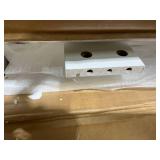 Costway 2 Door White Mirrored Cabinet JV12181WH