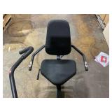 Sunny Health & Fitness Smart Magnetic Resistance Dual Action Recumbent Elliptical Trainer with Bluetooth