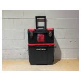 CRAFTSMAN 19-in W x 24.75-in H x 11.0-in D Red and Black Plastic Rolling Tool Box