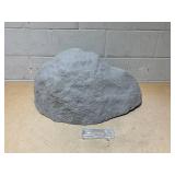 VEVOR Faux Rock Cover, Outdoor Fake Rock Well Pump Cover, Realistic Natural Texture, Lightweight & Weather-Resistant Artificial Boulder for Landscaping Garden Yard Décor, Dark Grey, Medium Size