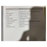 VEVOR NEMA Steel Enclosure, NEMA 4X Steel Electrical Box, IP66 Waterproof & Dustproof, Outdoor/Indoor Electrical Junction Box, with Mounting Plate (Minor Transit Damage)