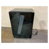 EUHOMY 24 in. Single Zone 180-Cans Undercounter Freestanding/Built-in Beverage and Wine Cooler  (Minor Transit Damage. Missing Handle)