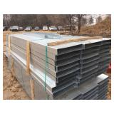 56 Pcs 14" x 2 1/2" x 10 Ft Steel Channel - Top Stack - Appears Unused