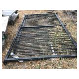 (2) Pcs 10 Ft x 6 Ft Heavy Black Iron Fence - Appears Nice/Straight