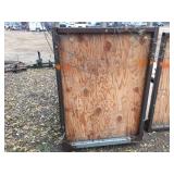 Large Rolling Warehouse Cart/Rack - 43" x 16