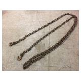 Good 20 Ft Log/Tow Chain - 3/8 Hooks