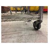 NSF Rolling Shelf/Cart 30" x 18" Basket Shelves