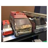 3 Vintage Tonka Emergency Vehicles