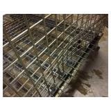 Rolling Heavy Wire Storage Cages 48" x 40" x 38"