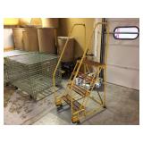 U-Line Tilt-N-Roll Portable Warehouse Stairs