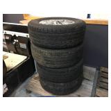 Set of 4 Cooper Discover AT3 Tires on Ford Rims 275/65R18