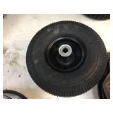 2 Unused 4.10/3.50-4 Utility Wheels/Tires - 5/8" Axel