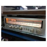 SANYO JCX 2100KR Receiver + TP1010 Turntable - Powers On!