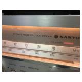 SANYO JCX 2100KR Receiver + TP1010 Turntable - Powers On!