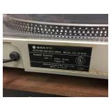 SANYO JCX 2100KR Receiver + TP1010 Turntable - Powers On!