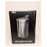 NEW SIMPLE HUMAN 45L SENSOR TRASH CAN