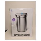 NEW SIMPLE HUMAN 45L SENSOR TRASH CAN