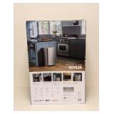 KOHLER STAINLESS STEEL STEP TRASH CAN