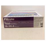 NEW 3M FILTRETE 1550 FILTERS (16x20x4) 2PK.