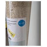 NEW ROOM ESSENTIALS AREA RUG (4’x5’6”) TAN LEOPARD PRINT