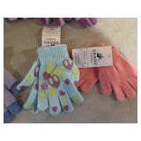 NEW 8 Pair of Girls Winter Gloves