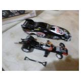2 Die-Cast Race Cars